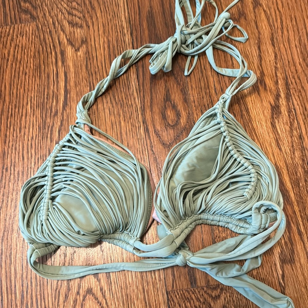 PILYQ tassel bikini top